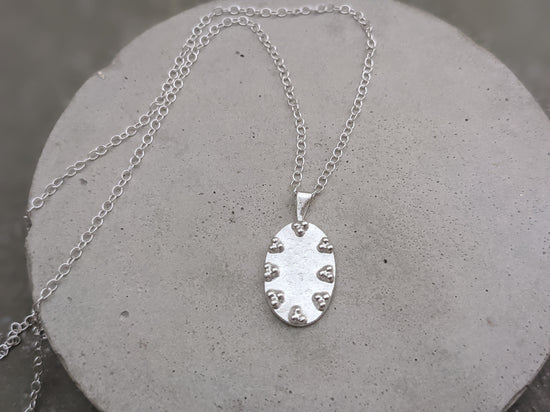 Filigree Disc pendant | Sterling Silver - Milly Maunder Designs