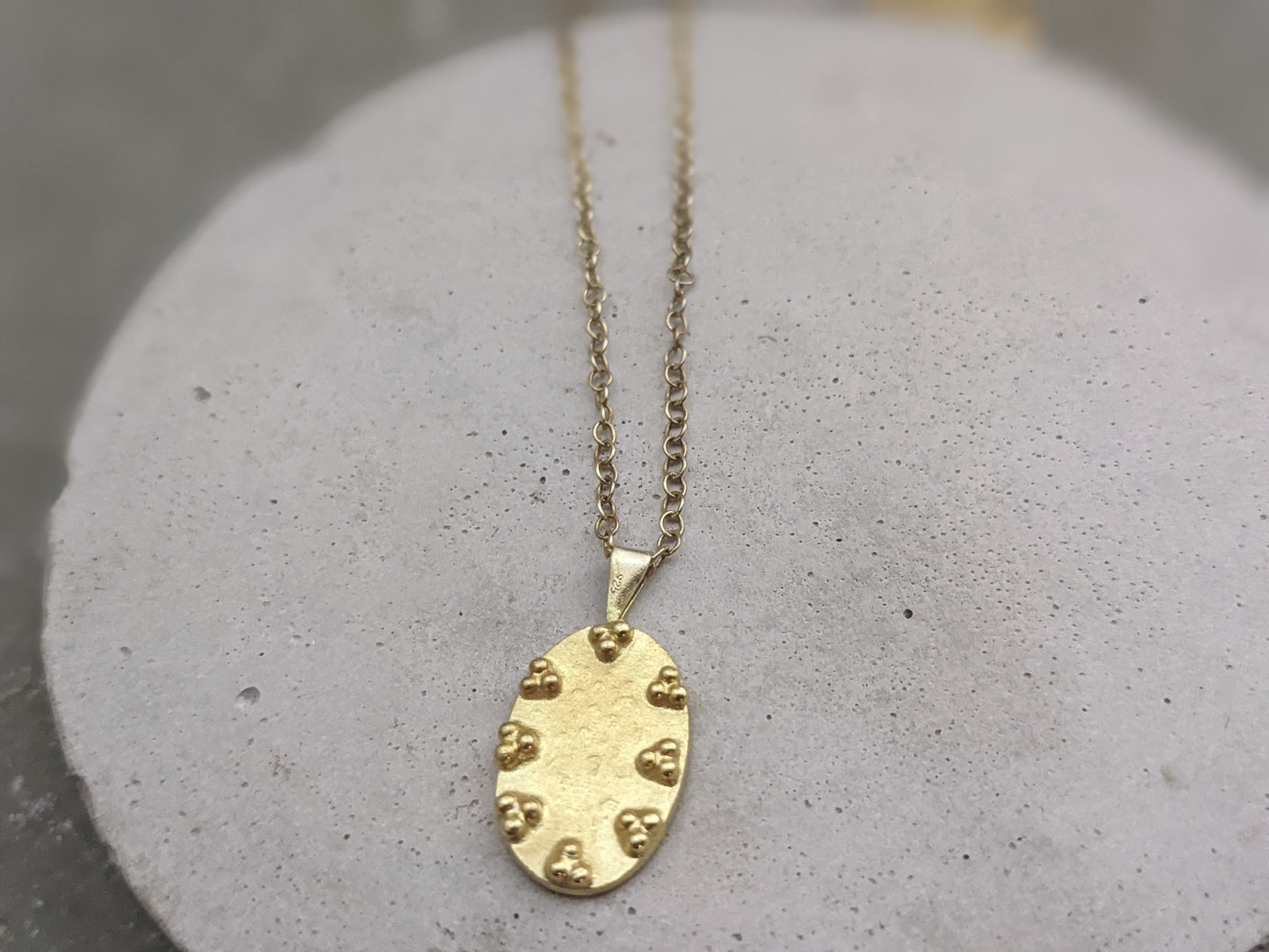Filigree Disc pendant | Gold Plated - Milly Maunder Designs