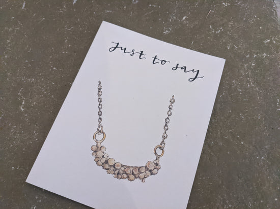 'Just to Say' Card - Milly Maunder Designs