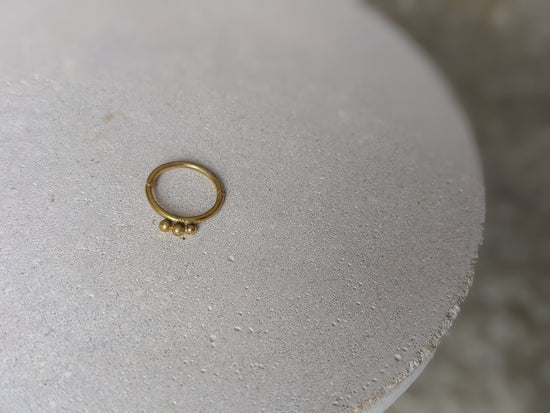 Cartilage Bubble Hoop | 18K Gold Plated - Milly Maunder Designs