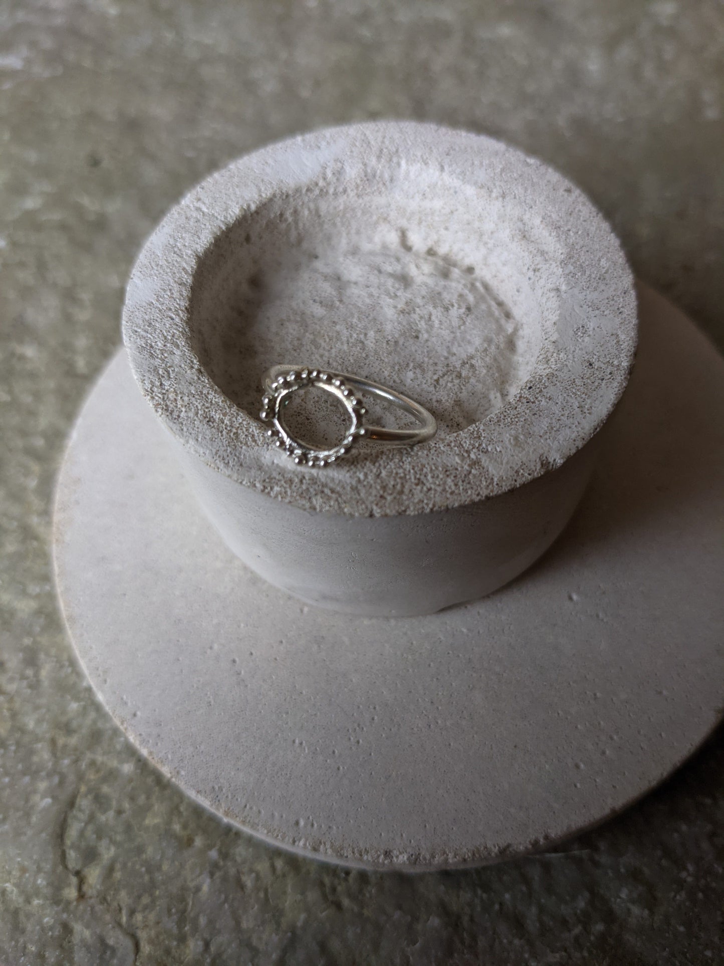 Mini Halo ring | Sterling Silver - Milly Maunder Designs