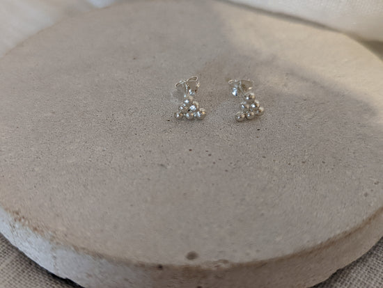 Mini Triangle Studs | Sterling Silver - MILLY MAUNDER