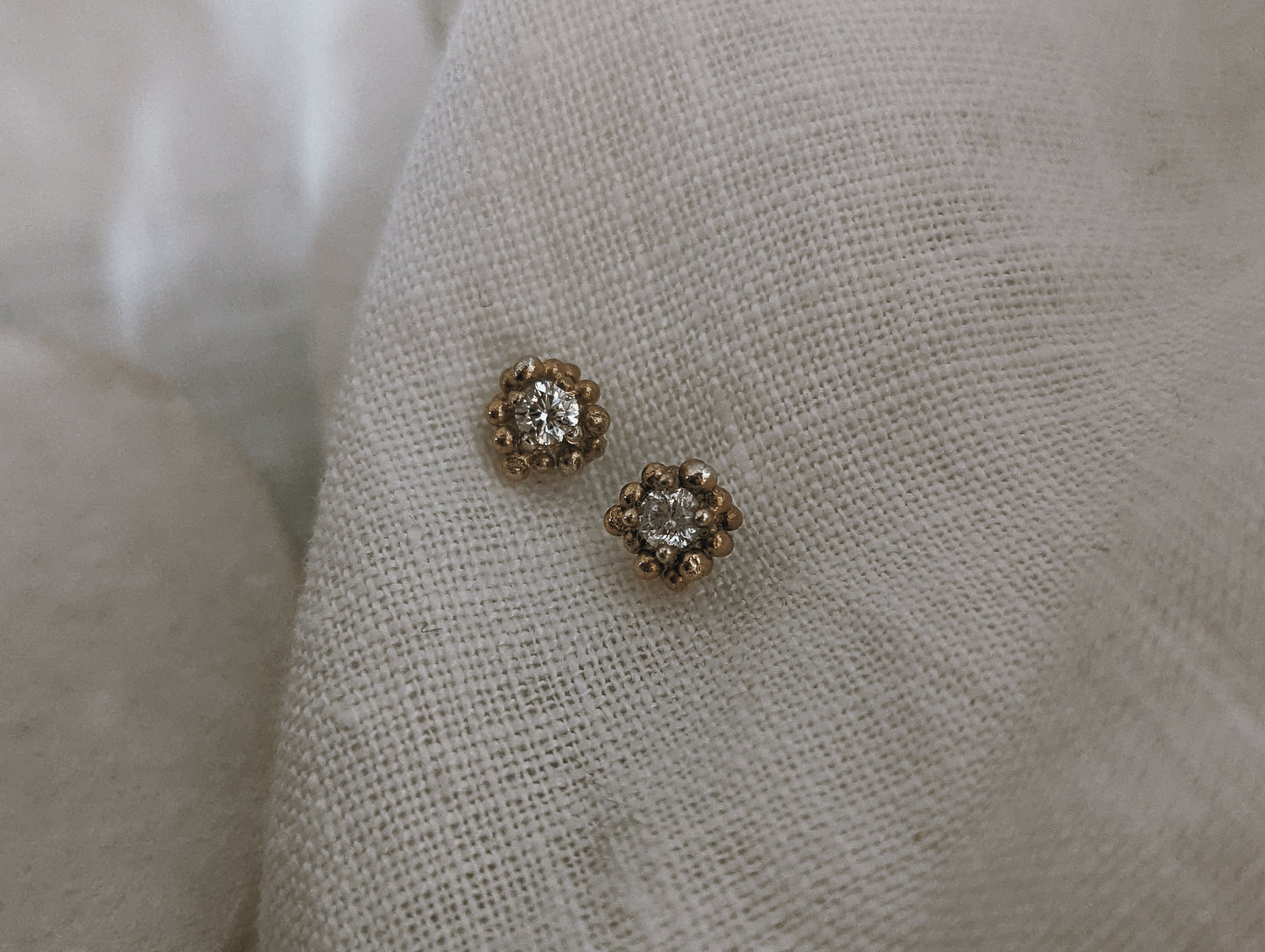 Load image into Gallery viewer, Cz Stud Earrings | 18k Gold Plated - MILLY MAUNDER
