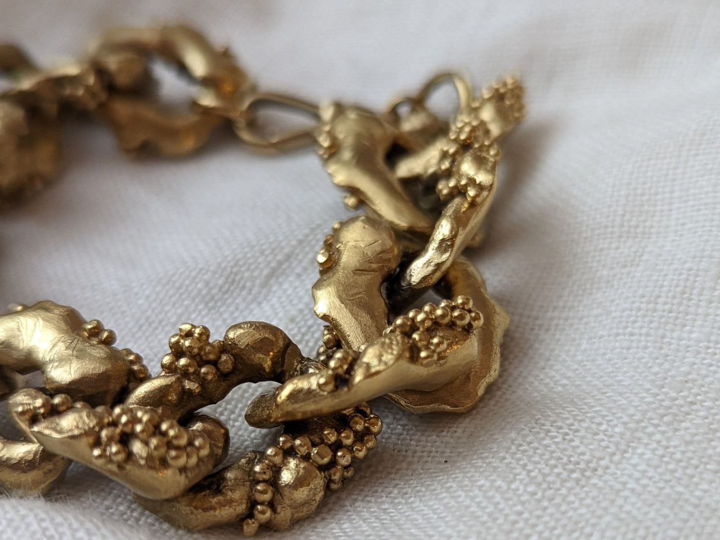 Molten Link Bracelet | 18k Gold Plated