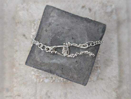 Hook Clasp Bracelet | Sterling Silver