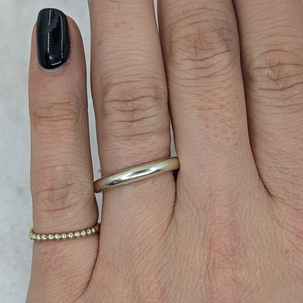 3.0 Smooth Heavy Wedding Band | 9k White gold - MILLY MAUNDER