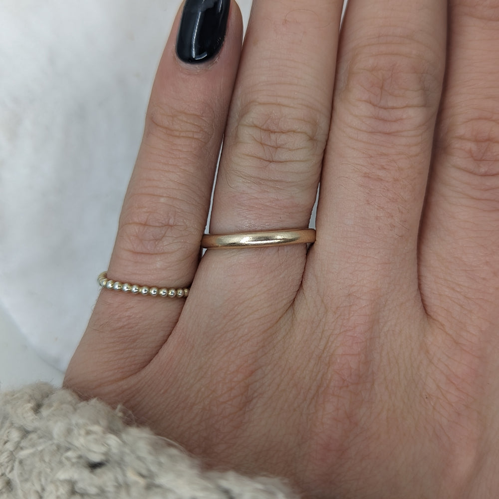 2.3 Smooth Light Wedding Band | 9k yellow gold - MILLY MAUNDER