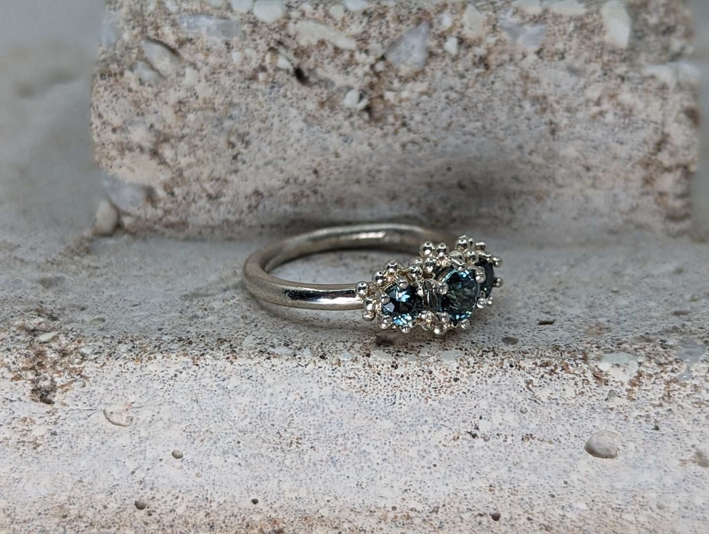 The Montana Sapphire Trilogy 9k White Gold MILLY MAUNDER