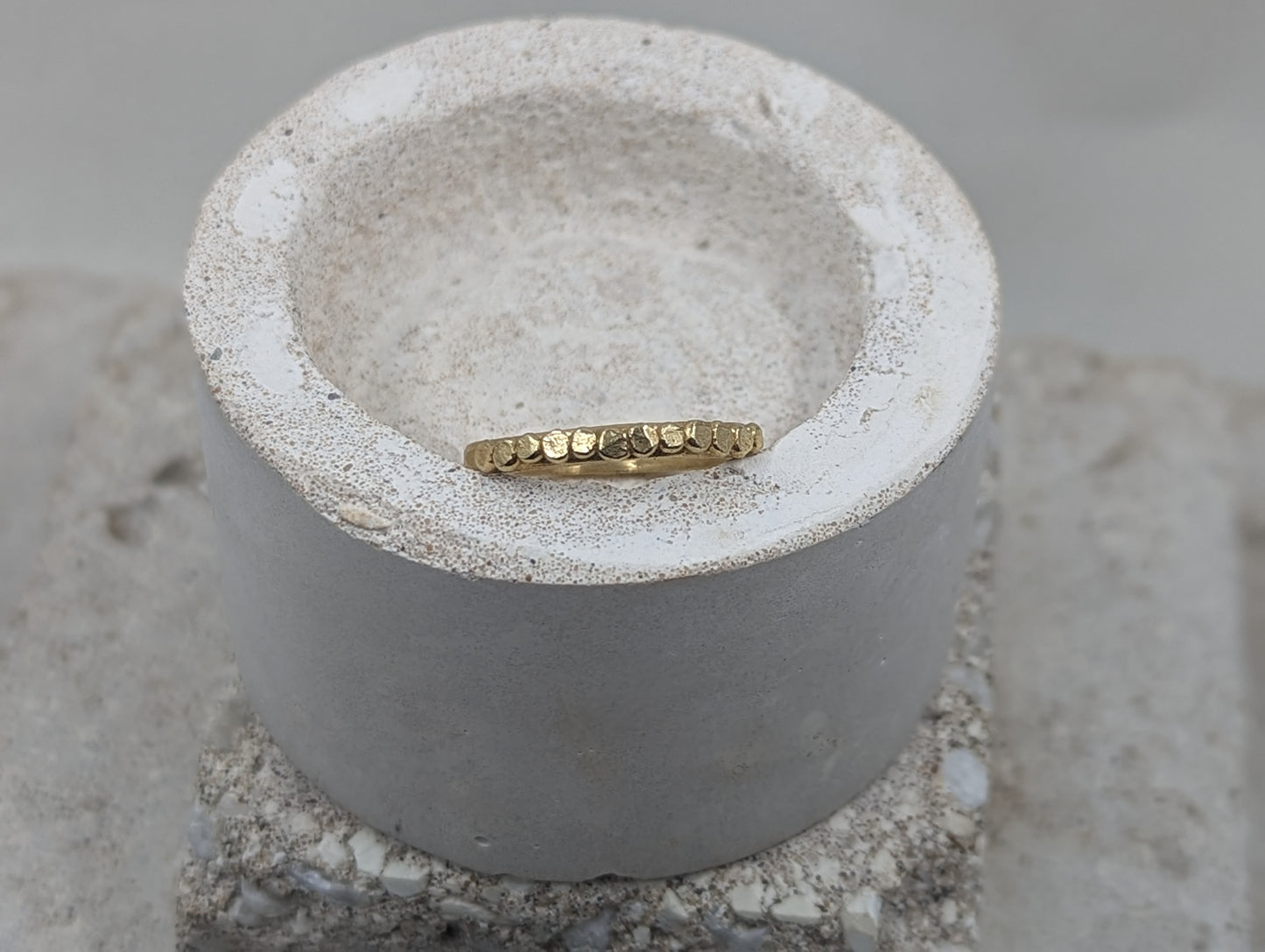 Load image into Gallery viewer, The Pebble ring | Gold Plated - MILLY MAUNDER
