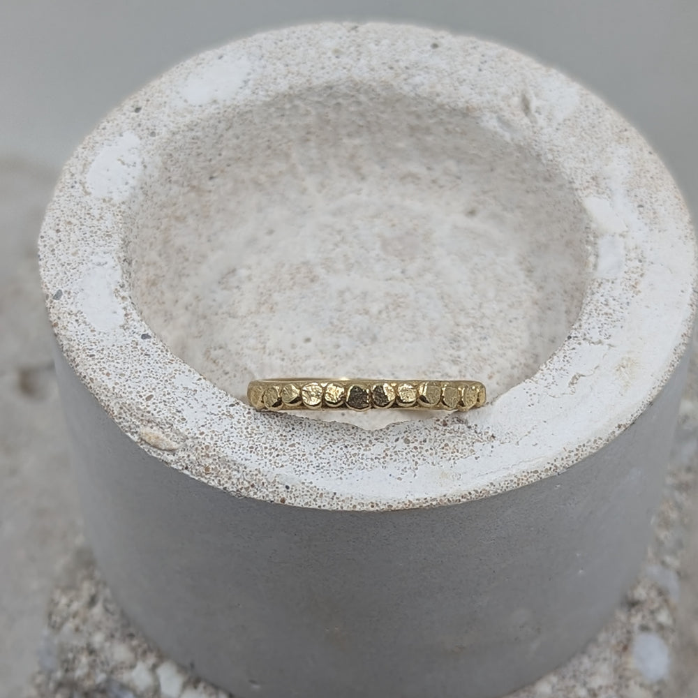 The Pebble ring | Gold Plated - MILLY MAUNDER
