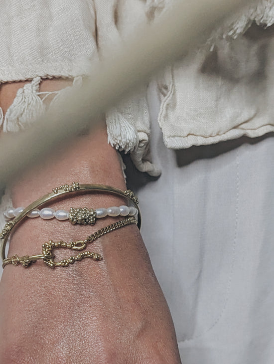 Hook Clasp Bracelet  Gold plated – MILLY MAUNDER