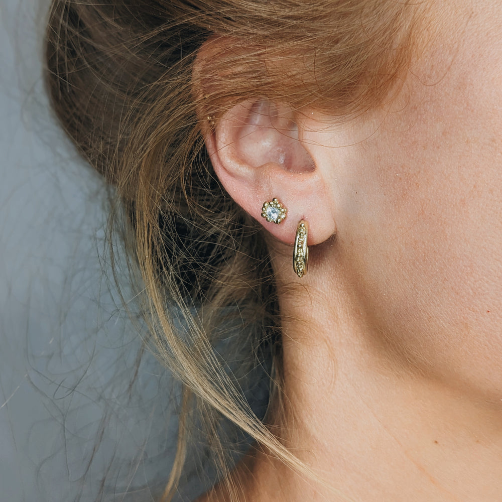 Cz Stud Earrings | Sterling Silver - MILLY MAUNDER