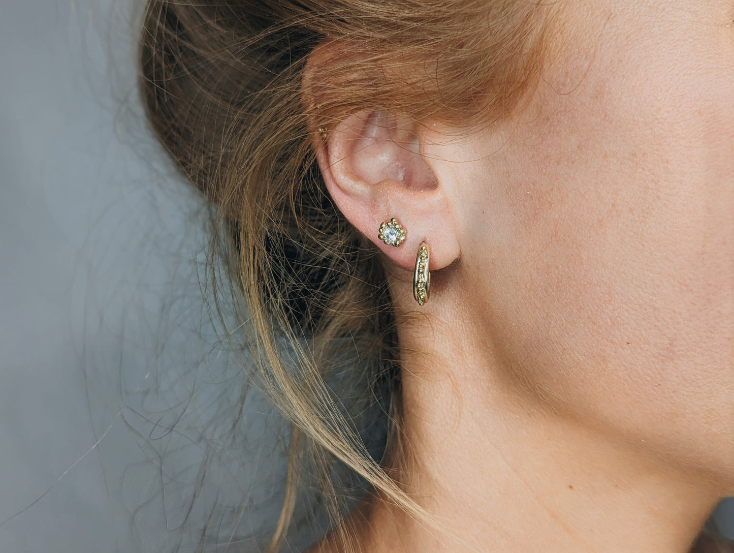 Cz Stud Earrings | Sterling Silver - MILLY MAUNDER