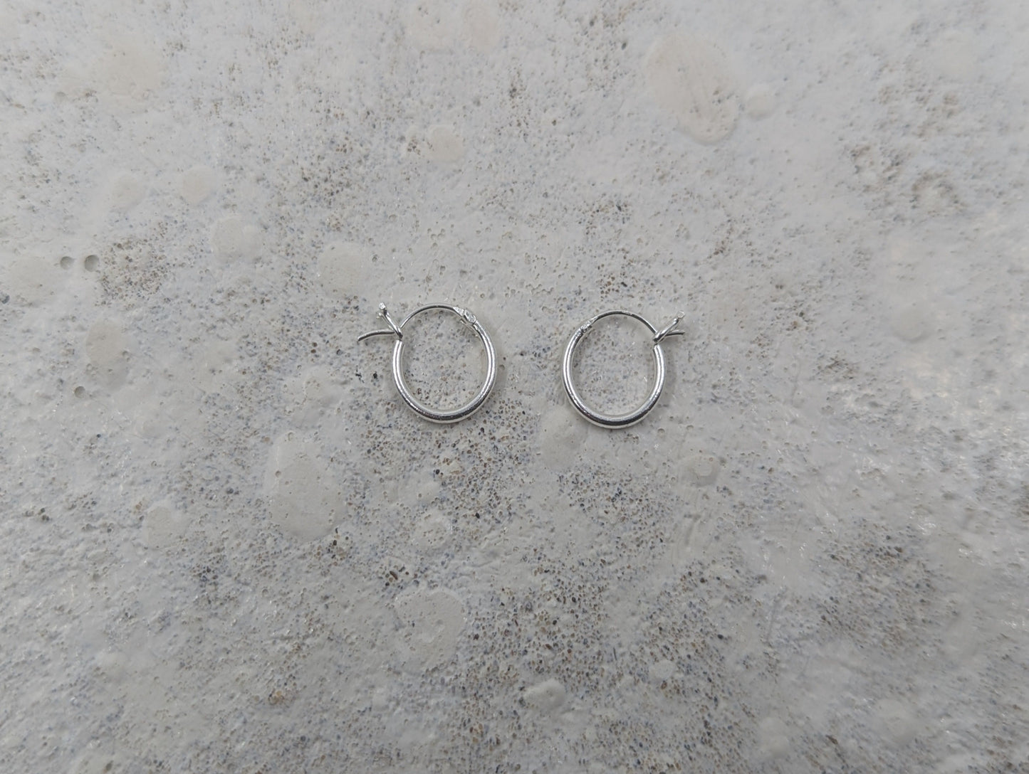 Tiny Hinged Huggies | Sterling Silver