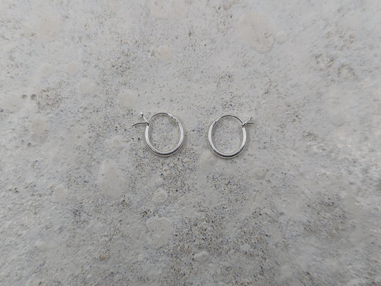 Tiny Hinged Huggies | Sterling Silver