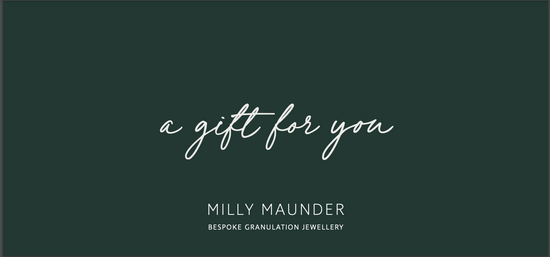 e - Gift card - Milly Maunder Designs