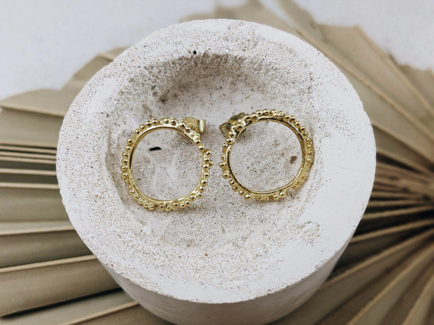 Halo Studs | Gold - Milly Maunder Designs
